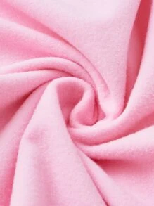 Toddler Girls Solid Snug Fit Lounge Set - Baby Pink - View 2