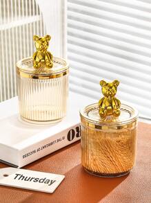 1 pieza Envase de moldadientes con diseño de oso - Multicolor - Ver 6