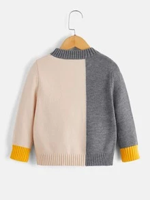 Toddler Boys Colour Block Jumper - Multicolor - View 2