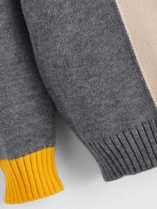 Toddler Boys Colour Block Jumper - Multicolor - View 4