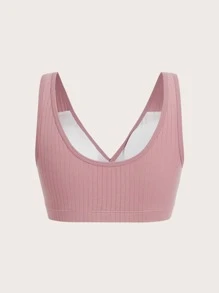 SHEIN 2 Paquetes de Sostén de Lactancia sin Aros con Cierre Delantero para Embarazadas - Multicolor - Ver 4