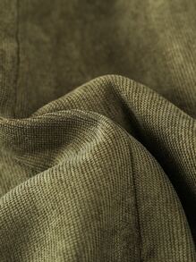 Tween Girl Colorblock Ruffle Trim Belted Dress - Multicolor - View 7