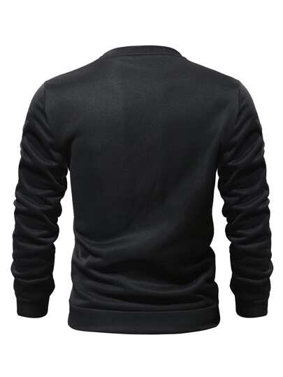 Guys Letter Graphic Sweatshirt