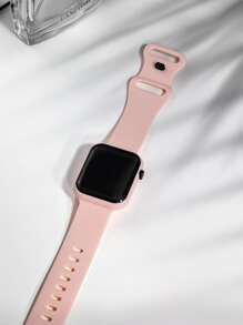 1pc Youth/Student Astronaut & Airplane Design TPU Material LED Electronic Sports Watch, Suitable For Daily Life And Back To School - Pink - View 3