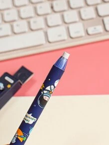 MOKA 1入組卡通圖案橡皮 - 藏蓝色 - 查看 3