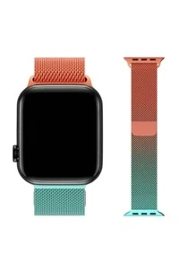 1pc Ombre Watchband Compatible With Apple Watch - Multicolor - View 2
