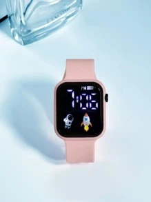 卡通圖案數字手錶