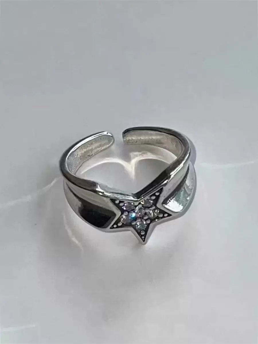 Vòng bít trang trí ngôi sao - Bạc - Xem 1