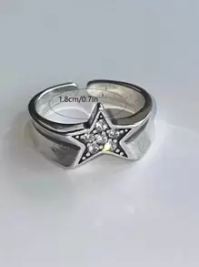 Vòng bít trang trí ngôi sao - Bạc - Xem 3