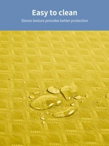 1 pieza Alfombra yoga 183*61CM plegable - Amarillo - Ver 5