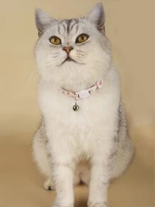 1pc Random Floral Print Pet Collar - Multicolor - View 2