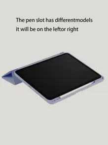 Ốp lưng bảo vệ máy tính bảng Acrylic chữ Y có khe cắm bút, tương thích với iPad Mini 6/9.7/10.2/10.5/Air 4/Air 5/10/10.9/Pro 11"/Air 11"(M2)/Air 13"(M2)/Pro 11"(M4)/Pro 13"(M4) 2024 12.9", Acrylic có lớp màng bảo vệ ở cả hai mặt cần bóc ra trước khi sử dụng - Bụi tím - Xem 4