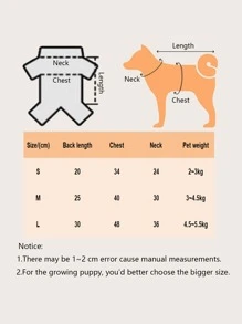 1pc Clear Pet Raincoat - Clear - View 6