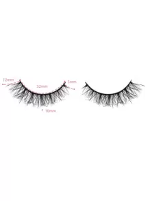 Himirell 7pairs Separated False Eyelashes Strip Lashes, Lashes, Eyelashes, Fake Lashes - Black - View 5