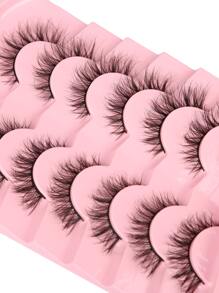 Himirell 7pairs Separated False Eyelashes Strip Lashes, Lashes, Eyelashes, Fake Lashes - Black - View 8