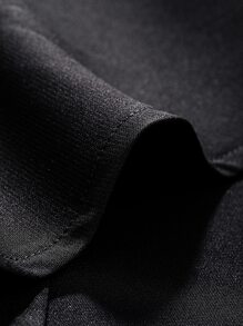 DAZY Falda asimétrica con pliegues y cremallera en la espalda, faldas de otoño