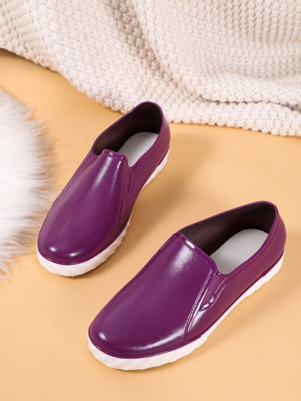 Minimalist Slip On Rain Boots SHEIN USA