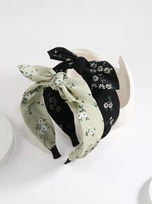 2 chiếc băng đô giải trí bằng vải dành cho nữ - Nhiều màu - Xem 1