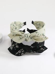 2 chiếc băng đô giải trí bằng vải dành cho nữ - Nhiều màu - Xem 4