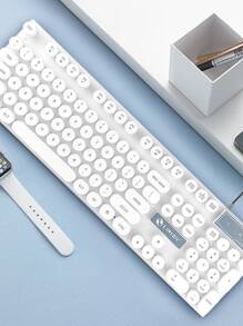 Wired Mechanical Keyboard - White - View 2