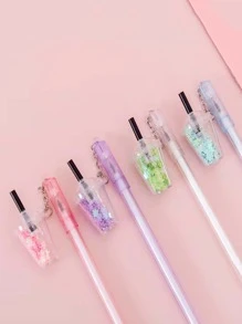 4 piezas Bolígrafo con diseño de botella al azar - Multicolor - Ver 2