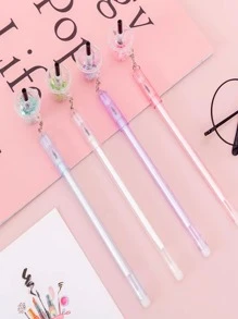4 piezas Bolígrafo con diseño de botella al azar - Multicolor - Ver 3