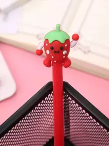 4入組卡通水果設計隨機圓珠筆 - 彩色 - 查看 6