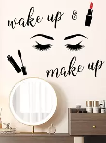 人物图案墙贴、贴纸、墙贴、乙烯基贴花用于家居装饰、春季装饰品让您的家焕然一新、节日装饰贴纸礼物生日毕业 - 彩色 - 查看 3