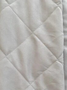 Kiwi Fruit Embroidery Bedspread - Light Grey - View 7
