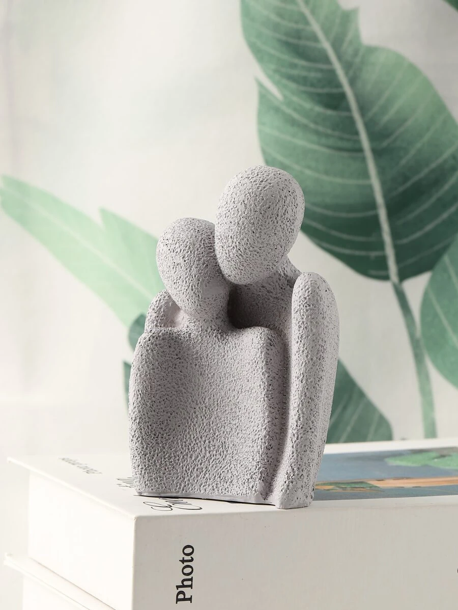 1pc Figure Design Decoration Craft Best Gifts Birthday - Grey - View 1