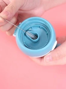 3pcs Stainless Steel Straw Cleaning Brush - Silver - View 4