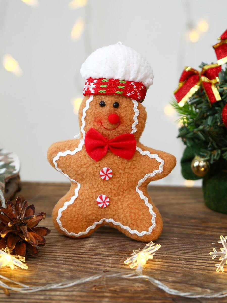1 pieza Decoración Navidad pan de jengibre - Multicolor - Ver 1
