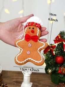 1 pieza Decoración Navidad pan de jengibre - Multicolor - Ver 3