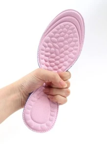 1雙透氣紋理質感鞋墊 - 粉色 - 查看 3