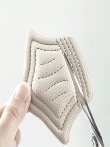 1pair Breathable Back Heel Inserts - Beige - View 3