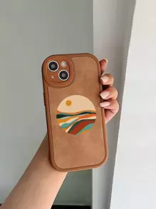 Kamo Frank 艺术家假期日出图案手机壳，节日 - 彩色 - 查看 1