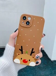Christmas Cartoon Graphic Phone Case Compatible With IPhone 11,IPhone 13,IPhone 14 Pro Max - Multicolor - View 3