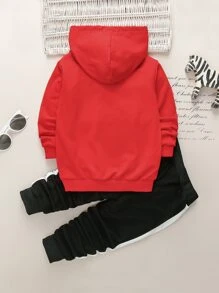 Bộ thời trang bé trai Lá thư Giải trí - Nhiều màu - Xem 2