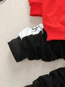 Bộ thời trang bé trai Lá thư Giải trí - Nhiều màu - Xem 3