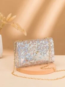Túi Crossbody Nữ long lanh Hình học Chuỗi Đúng mốt - Trong sáng - Xem 5