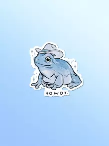 Elizabeth Graham 青蛙圖案筆記本電腦保護貼 - 彩色 - 查看 1