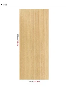 1m Light Brown Thickened Wood Grain Wallpaper For Home Decoration, Suitable For Cabinets, Tables, Chairs And Room Background Renovation - Multicolor - View 5