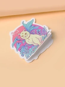 Vincenttrinidadart Etiqueta engomada protectora del ordenador portátil con patrón de gato de dibujos animados - Multicolor - Ver 2