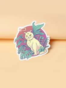 Vincenttrinidadart Etiqueta engomada protectora del ordenador portátil con patrón de gato de dibujos animados - Multicolor - Ver 3