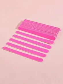 Bộ 50 chiếc dũa móng tay mini màu hồng dùng một lần, độ nhám 180/180, dụng cụ chăm sóc móng dùng một lần, đồ dùng làm móng mùa hè. - Hồng - Xem 1