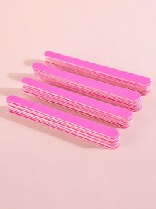 Bộ 50 chiếc dũa móng tay mini màu hồng dùng một lần, độ nhám 180/180, dụng cụ chăm sóc móng dùng một lần, đồ dùng làm móng mùa hè. - Hồng - Xem 4