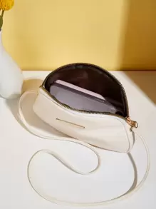 Fashionable Versatile Beige Crossbody Bag
