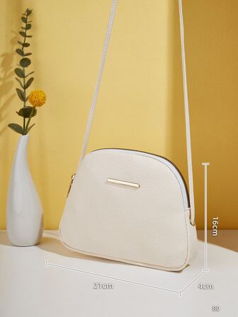 Fashionable Versatile Beige Crossbody Bag