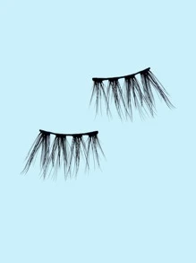 6pairs Volumized False Eyelashes - Black - View 3