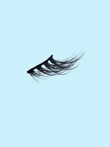 6pairs Volumized False Eyelashes - Black - View 4